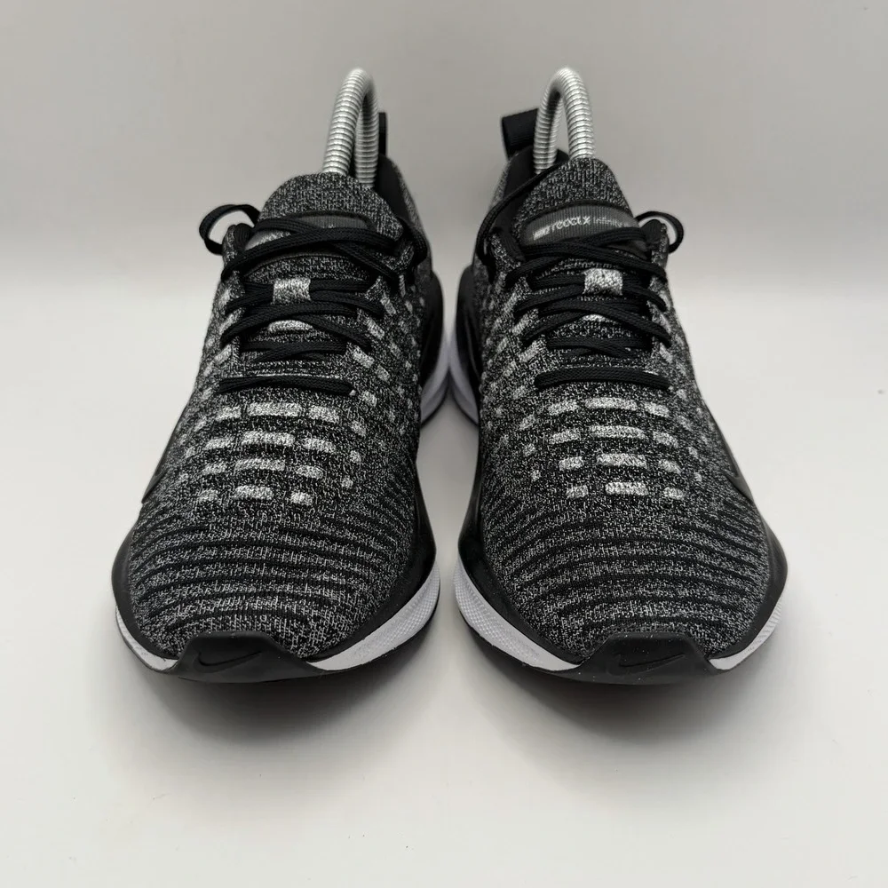 Womens Size 6 Nike ReactX Infinity Run 4 Black White Running Shoes‎ DR2670 003